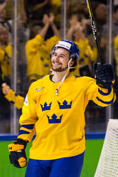 Sveriges Filip Forsberg jublar