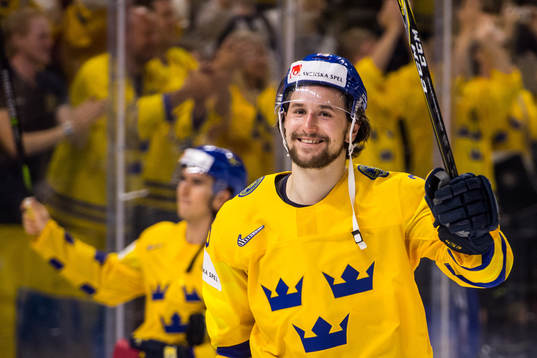 Sveriges Filip Forsberg jublar