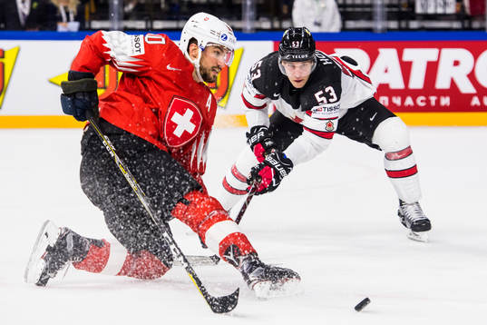 Schweiz Joel Roman och Kanadas Bo Horvat