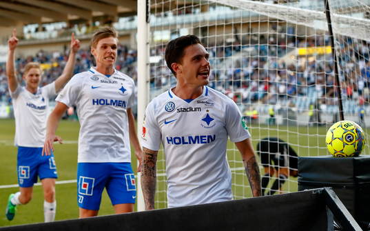 Norrköpings David Moberg Karlsson jublar