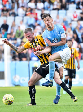 Häckens Alexander Faltsetas och Malmö FFs Markus