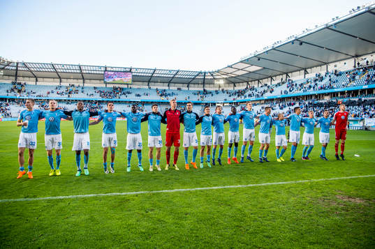 Malmö FFs spelare jublar