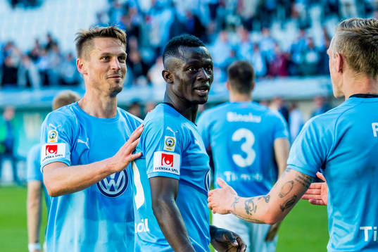 Malmö FFs Markus Rosenberg, Bonke Innocent och Sören