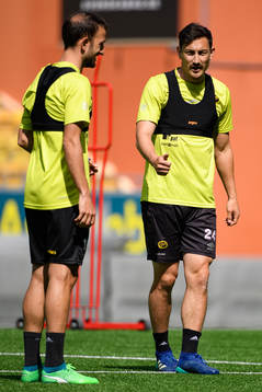 Elfsborgs Stefan Ishizaki och Robert Gojani