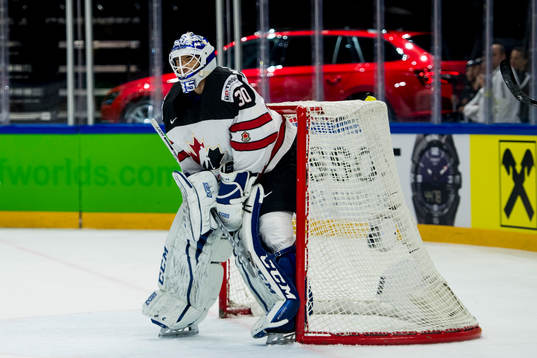 Kanadas målvakt Curtis McElhinney