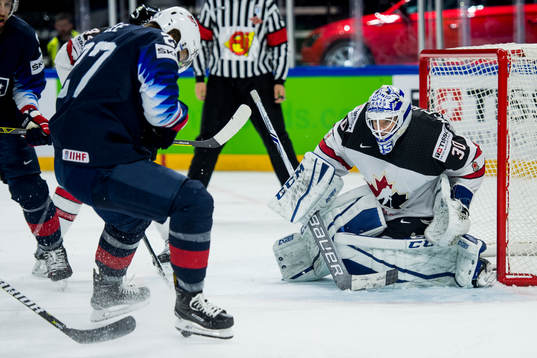 Kanadas målvakt Curtis McElhinney