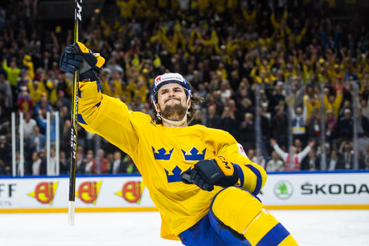 Sveriges Filip Forsberg jublar