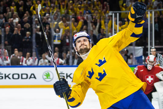 Sveriges Filip Forsberg jublar