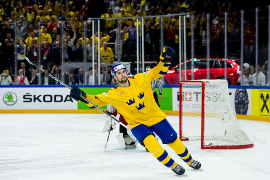 Sveriges Filip Forsberg jublar