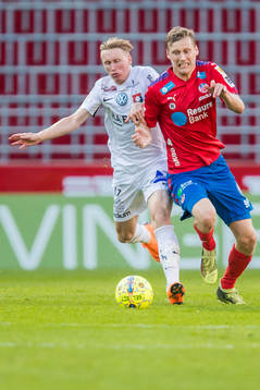 Örgrytes Emil Skogh och Helsingborgs Andri Runar Bjarnason