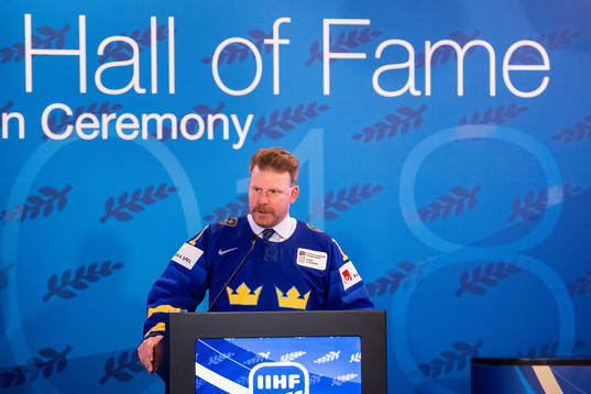 Daniel Alfredsson blir invald till IIHF Hall of Fame