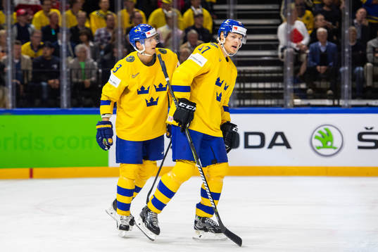 Sveriges John Klingberg och Hampus Lindholm deppar