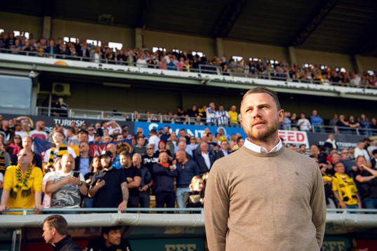 Elfsborgs manager Jimmy Thelin