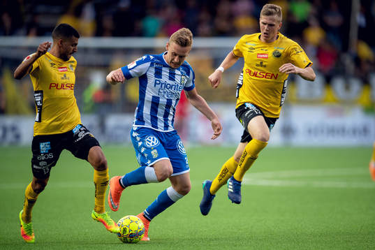 IFK Göteborgs Sebastian Ohlsson och Elfsborgs Rami Kaib