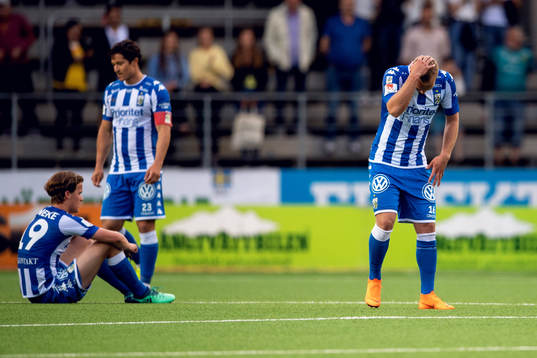 IFK Göteborgs spelare deppar