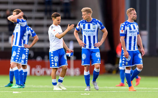 IFK Göteborgs Amin Affane, Carl Starfelt och Gustav