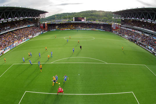 Vy över Borås Arena
