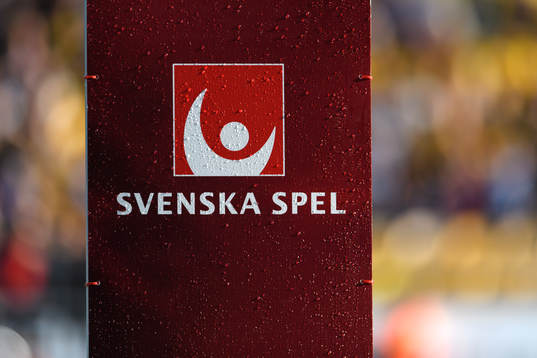 En skylt från Svenska Spel