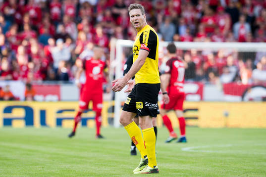Frode Kippe of Lillestrøm reacts