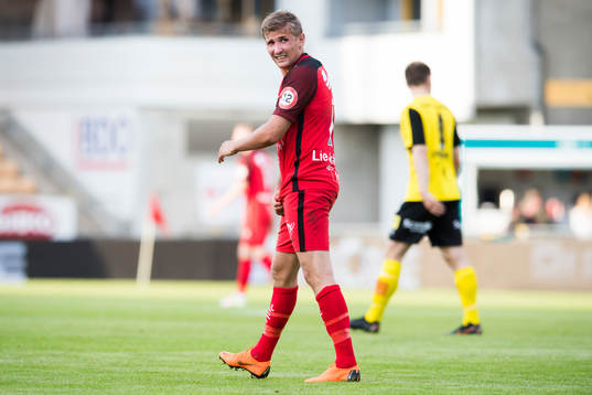 Steffen Lie Skålevik of Brann reacts