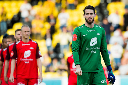 Goalkeeper Samuel Sahin-Radlinger of Brann