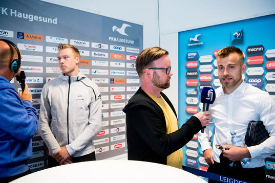 Alexander Søderlund of Rosenborg and Frederik Gytkjær of