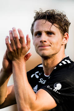 Vegar Eggen Hedenstad of Rosenborg celebrates