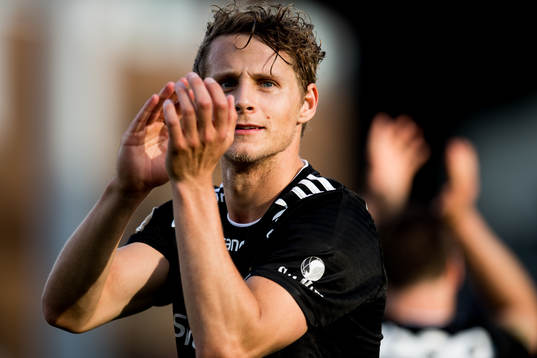 Vegar Eggen Hedenstad of Rosenborg celebrates