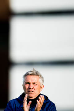 Kåre Ingebrigtsen, head coach of Rosenborg, celebrates