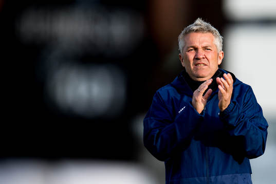 Kåre Ingebrigtsen, head coach of Rosenborg, celebrates