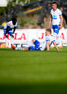 Sondre Tronstad of Haugesund looks dejected