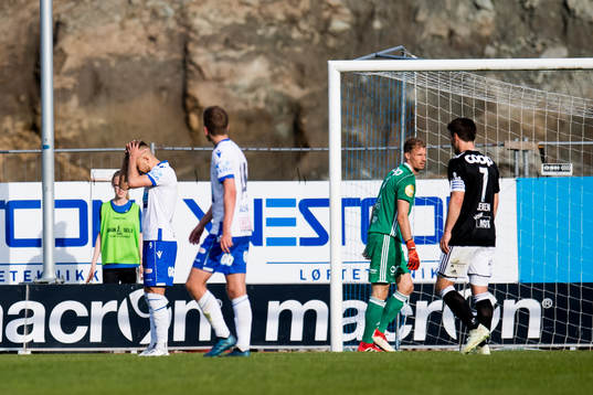 Frederik Gytkjær of Haugesund reacts