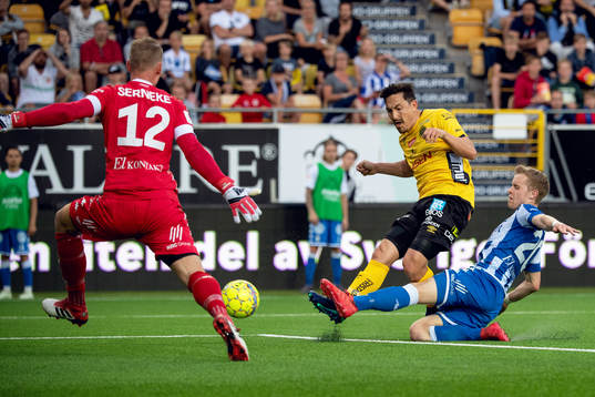 Elfsborgs Stefan Ishizaki oroar framför IFK Göteborgs