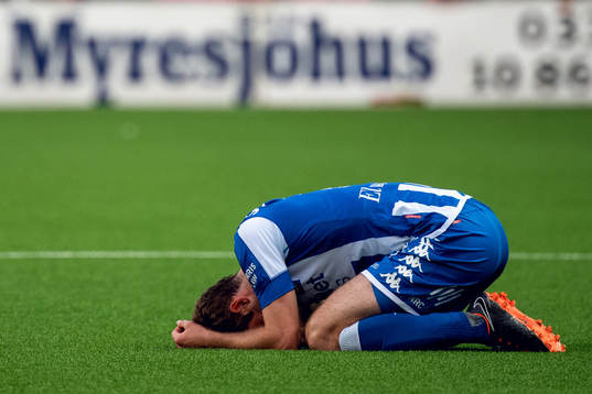IFK Göteborgs Emil Salomonsson deppar