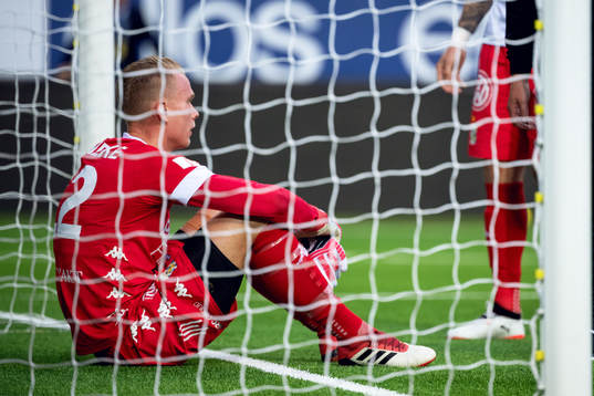 IFK Göteborgs målvakt Pontus Dahlberg deppar