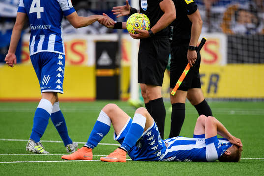 IFK Göteborgs Sebastian Ohlsson deppar