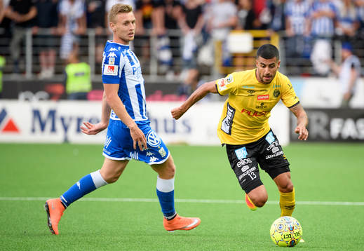 Elfsborgs Rami Kaib och IFK Göteborgs Sebastian Ohlsson