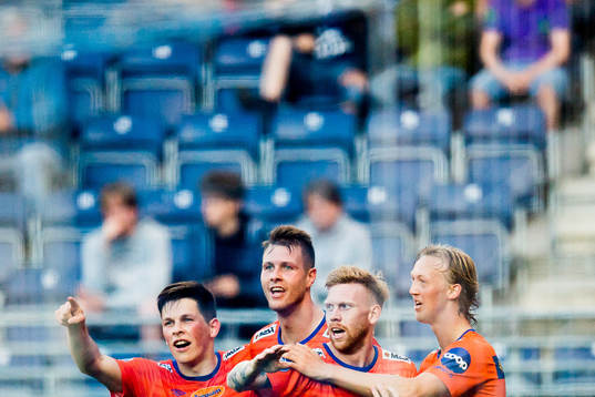 Sondre Fet, Hólmbert Fridjónsson, Fredrik Carlsen and