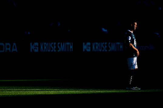 Steffen Ernemann of Viking looks dejected