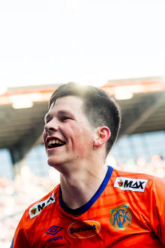 Sondre Fet of Aalesund celebrates the 0-2 goal