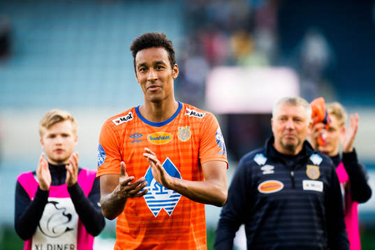 Sonni Nattestad of Aalesund celebrates