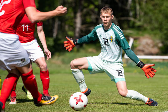 Sveriges målvakt Filip Jörgensen