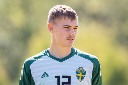 Sveriges målvakt Filip Jörgensen