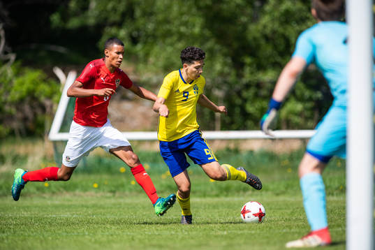 Österrikes Simon Nelson och Sveriges Lucas Lima