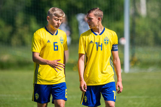 Sveriges Dennis Collander och Alexander Nilsson
