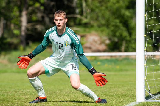 Sveriges målvakt Filip Jörgensen