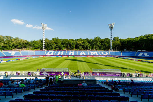 General view of Valeriy Lobanovskiy Dynamo stadium