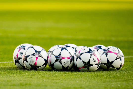 The official Adidas match balls