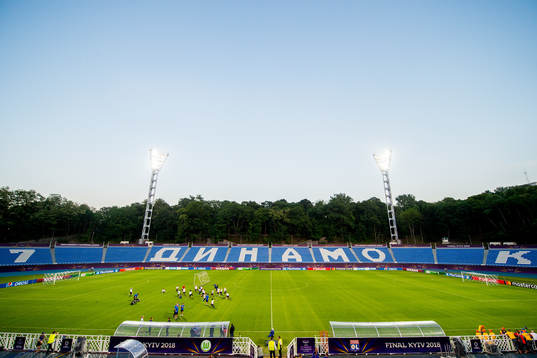 General view of Valeriy Lobanovskiy Dynamo stadium