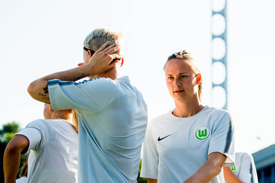 Caroline Graham Hansen of Wolfsburg